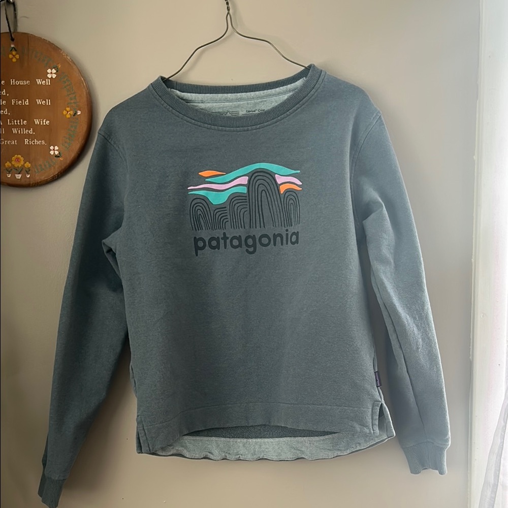Patagonia Women's Blue/Gray Crew